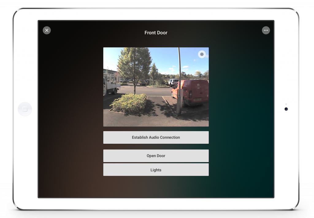Loxone Smart Home App - Tablet - Intercom
