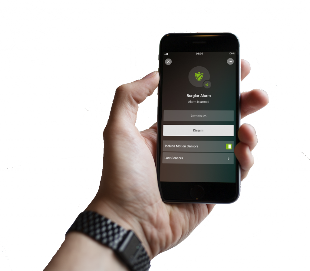 Loxonee Smart Home App - freigestelltalarm